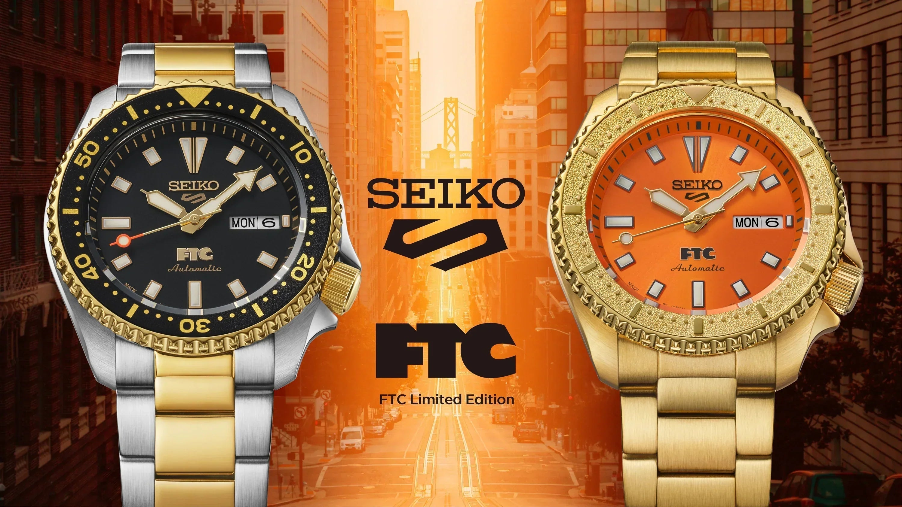 Seiko 5 Sports introduces a limited-edition collaboration with FTC Seiko 5 Sports introduces a limited-edition collaboration with FTC