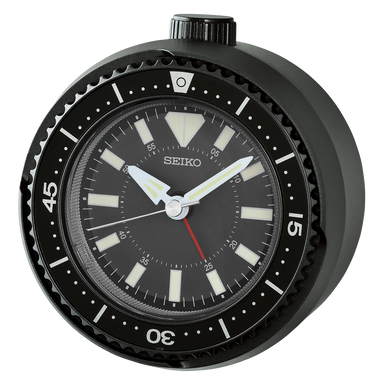 Rotating Bezel Alarm Clock QHE207KLH – Seiko USA Rotating Bezel Alarm Clock QHE207KLH – Seiko USA