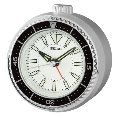 Rotating Bezel Alarm Clock QHE207SLH – Seiko USA