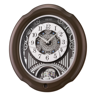 Pendulum Melodies Clock QXM609NRH – Seiko USA