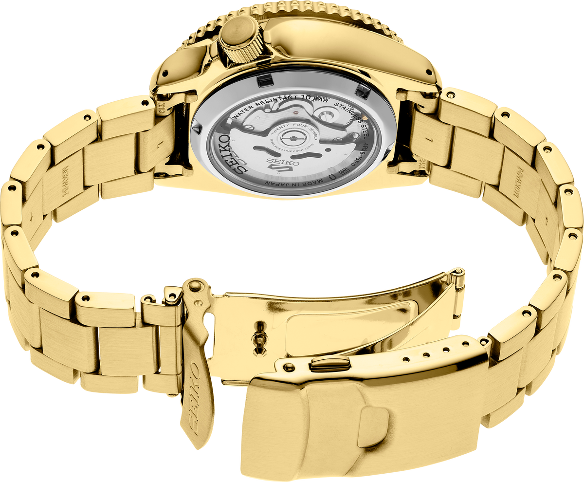 Seiko gold watch 2024 automatic