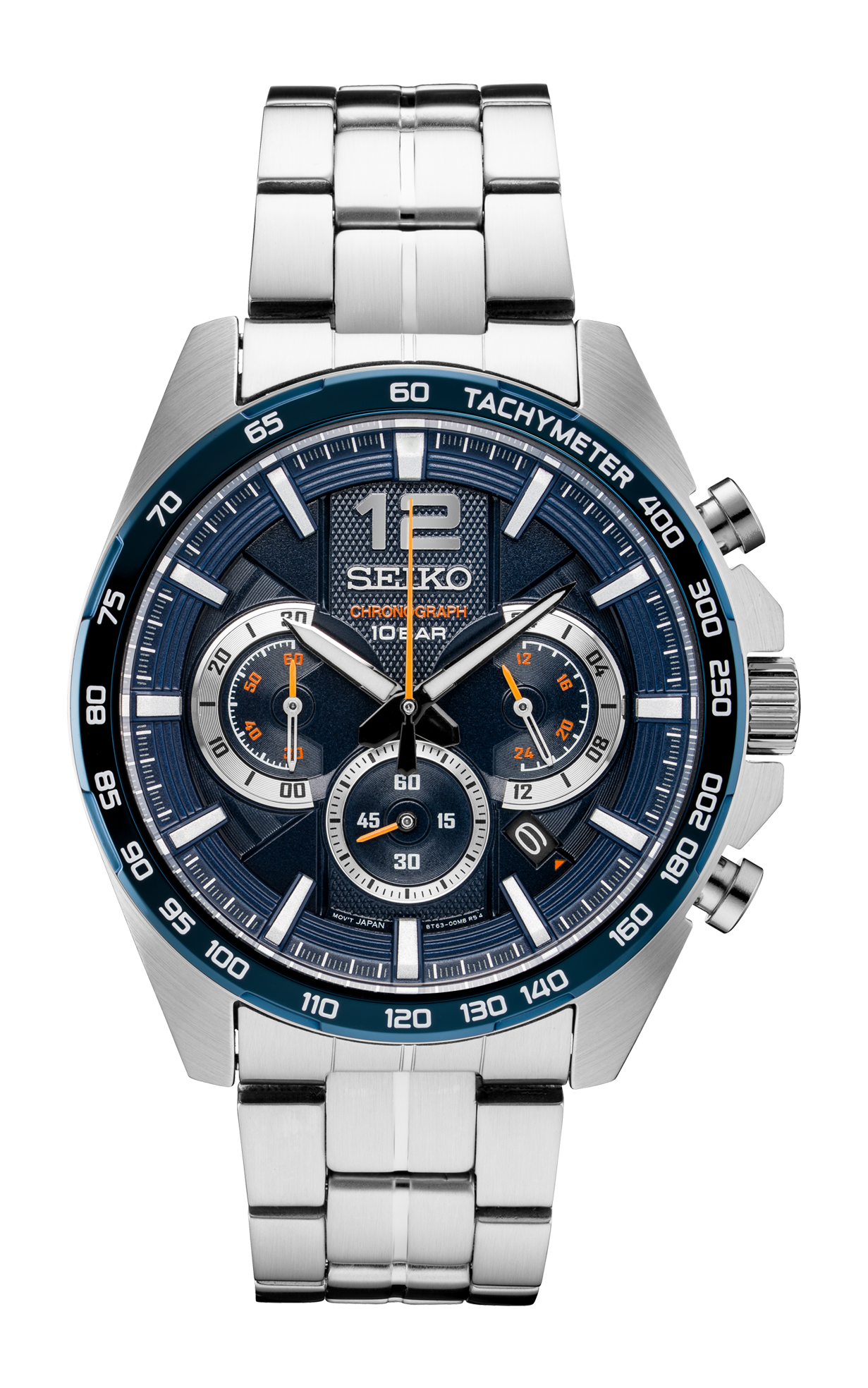 ◎SEIKO CHRONOGRAPH 100M ブルー文字盤 腕時計 Essentials Collection – Seiko USA