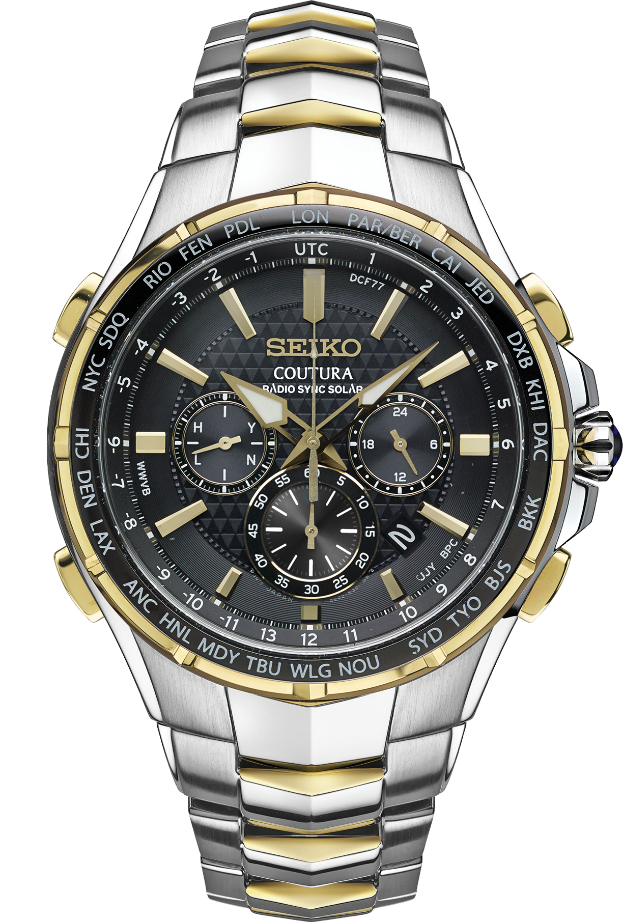 ⭐︎美品⭐︎SEIKO COUTURA ソーラー電波 腕時計 本体 Coutura Radio Sync Solar Chronograph – Seiko USA