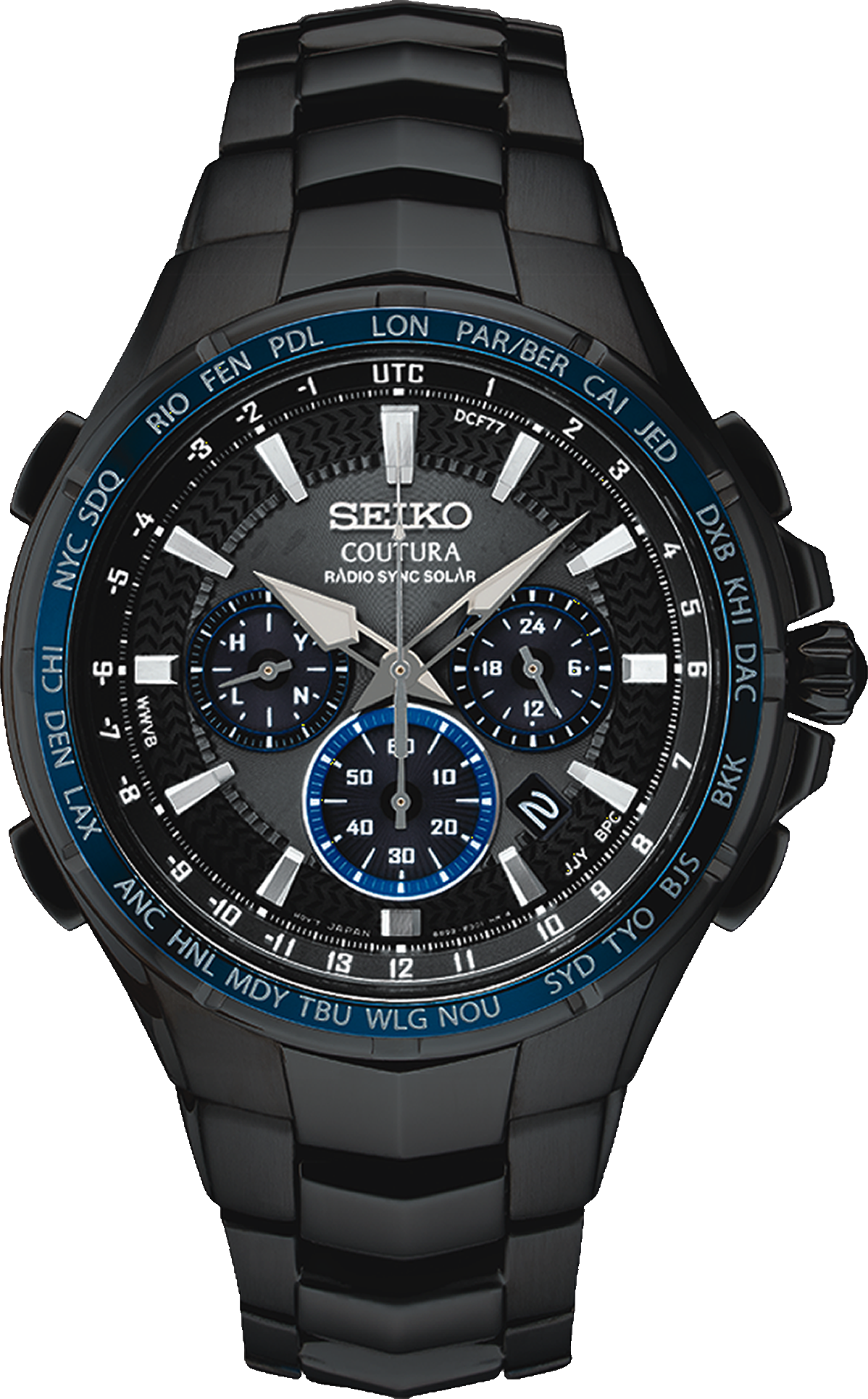 Coutura Radio Sync Solar Chronograph – Seiko USA