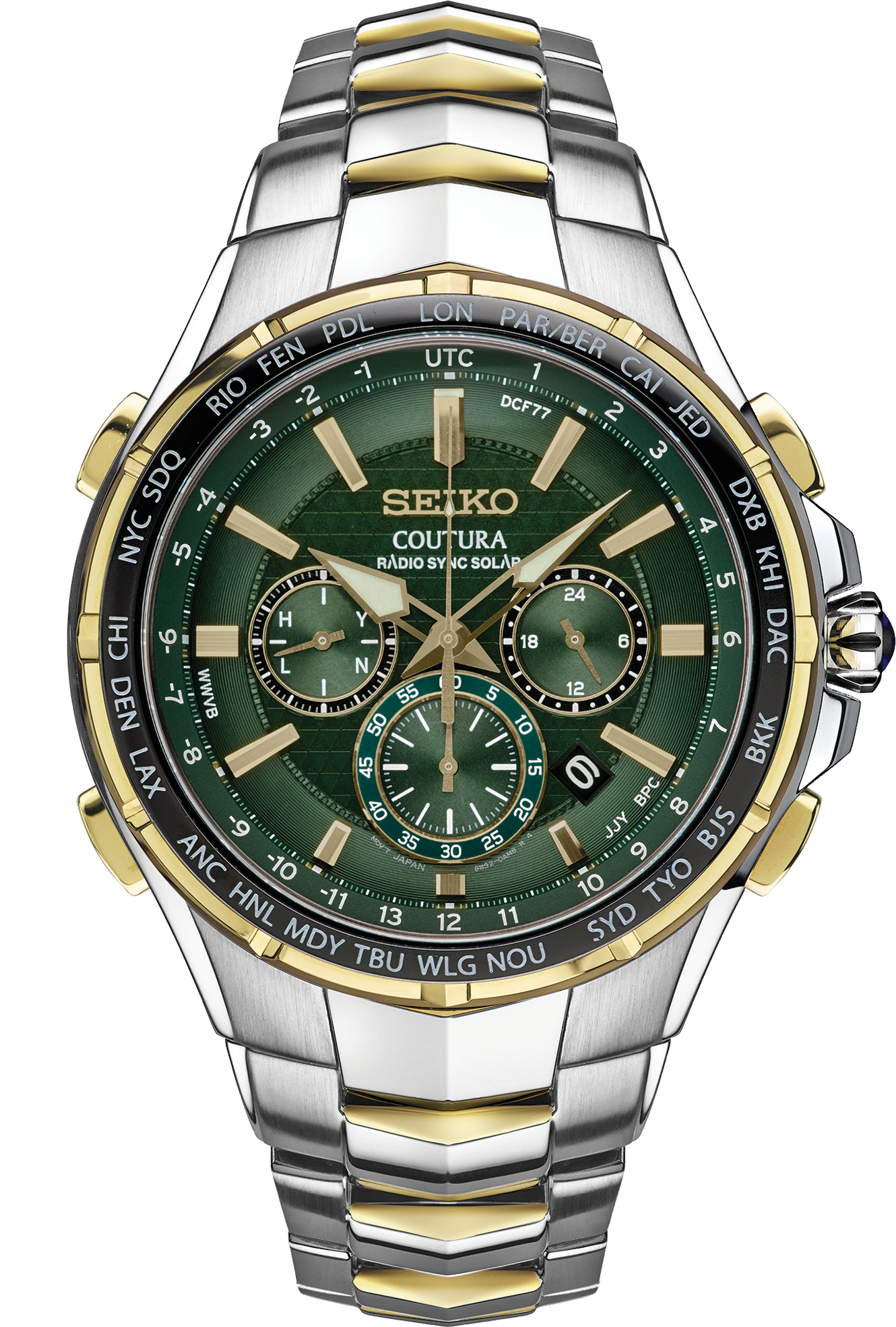 Coutura Radio Sync Solar Chronograph – Seiko USA