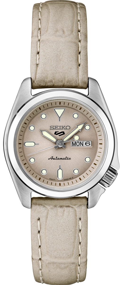 Seiko 5 best sale automatic leather