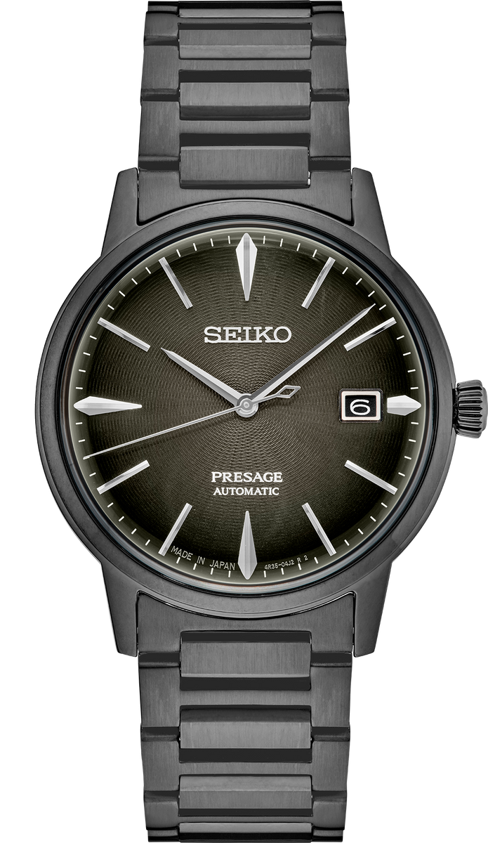 Seiko presage black discount