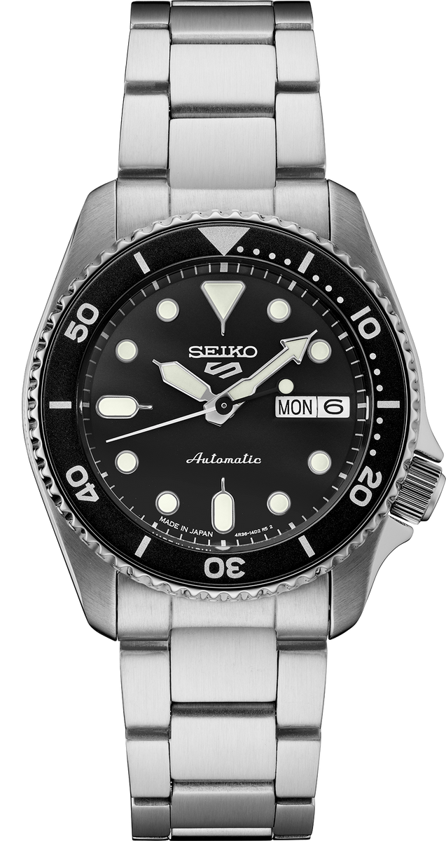 Seiko 5 2025 automatic black dial