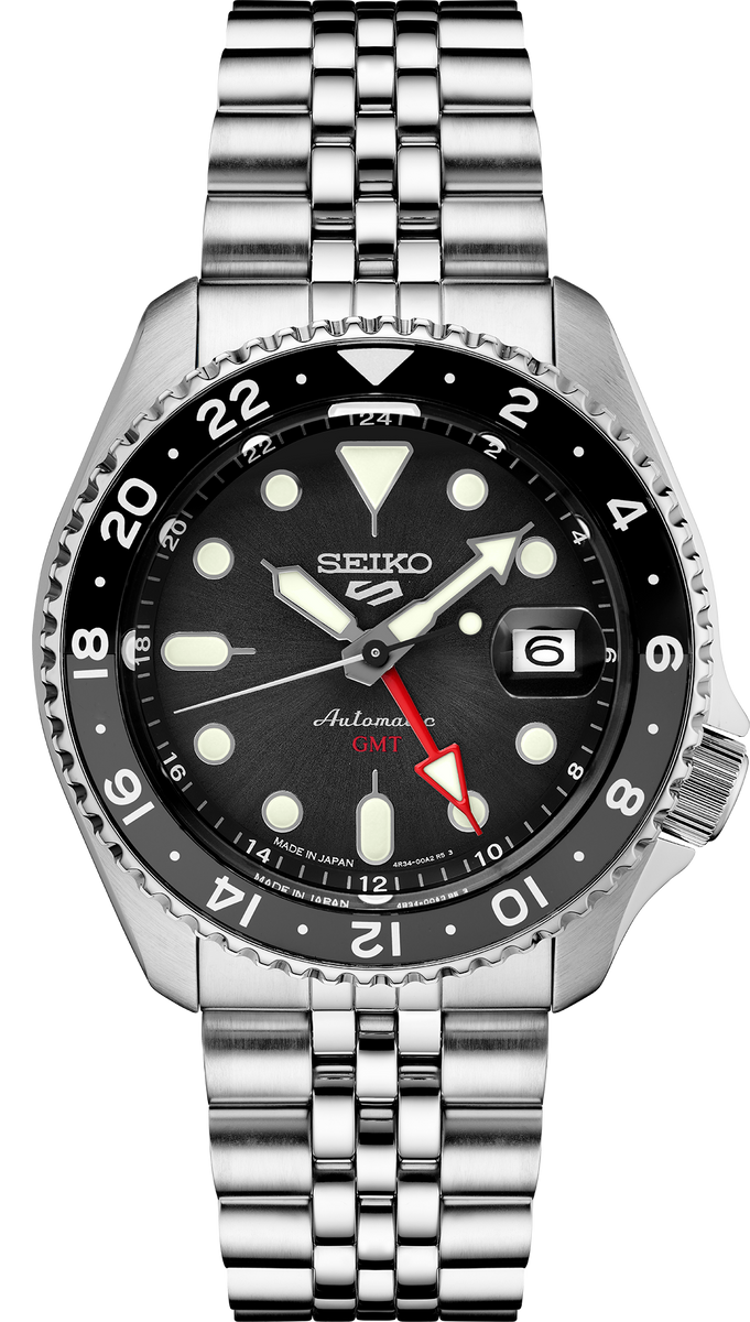 GMT automatic watch Seiko 5 Sports SSK023K1