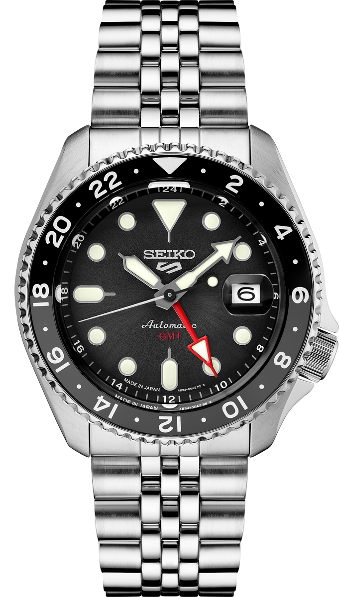 Seiko automatic sale stainless steel watch