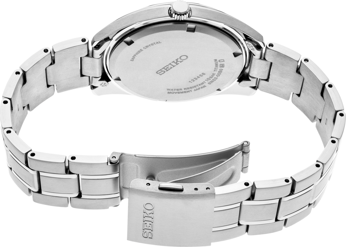 Seiko sapphire 2024 titanium 100m price