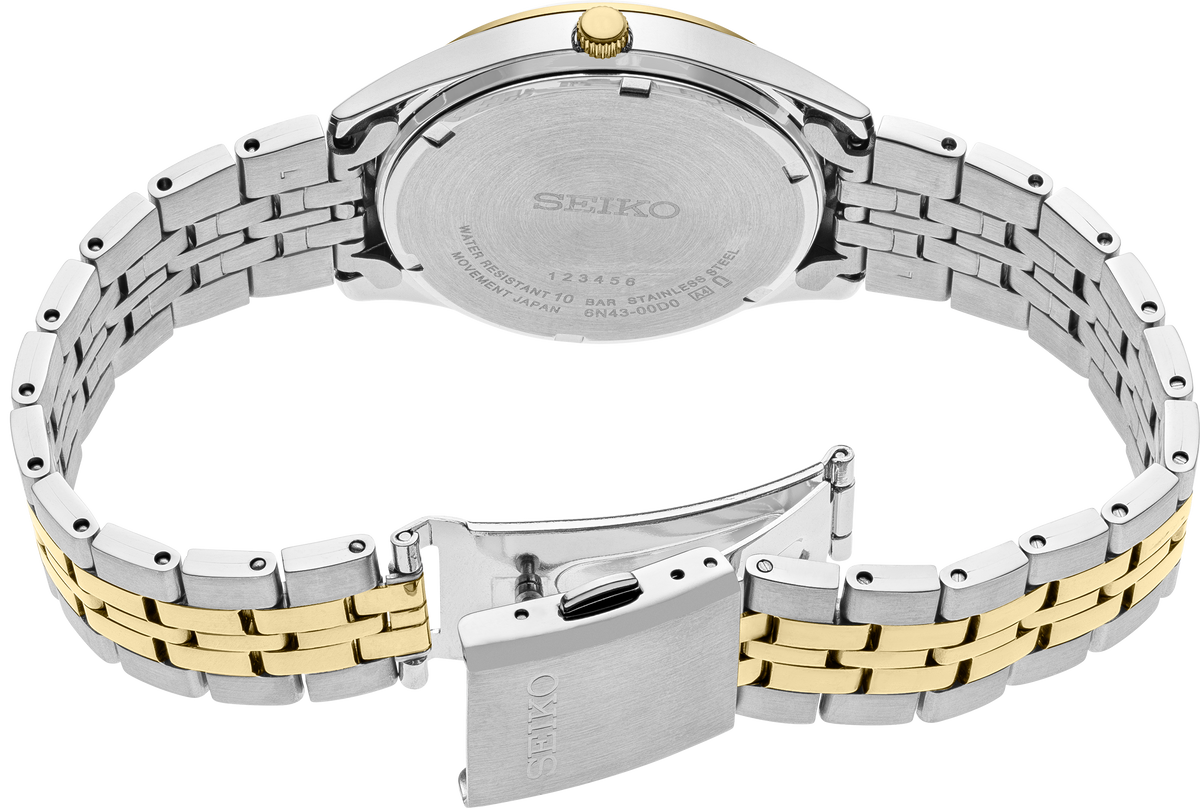 Seiko stainless steel 2025 back water resistant
