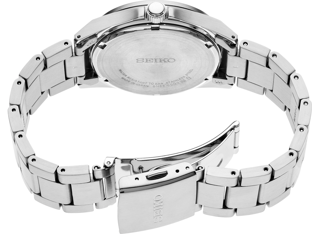 Seiko water resistant 10 bar stainless steel discount
