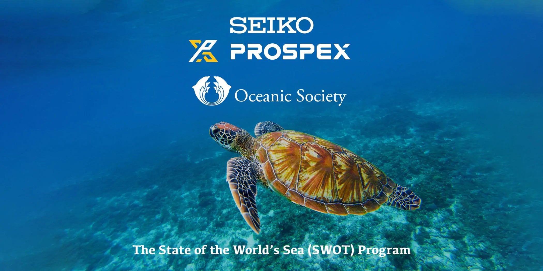 SEIKO JOINS FORCES WITH OCEANIC SOCIETY AS AN OFFICIAL SPONSOR