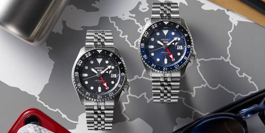 Seiko 5 Sports broadens its horizons with a new GMT series.
