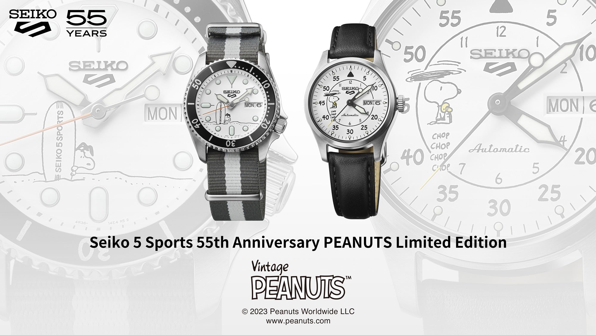 Seiko 5 Sports 55th Anniversary PEANUTS Limited Edition