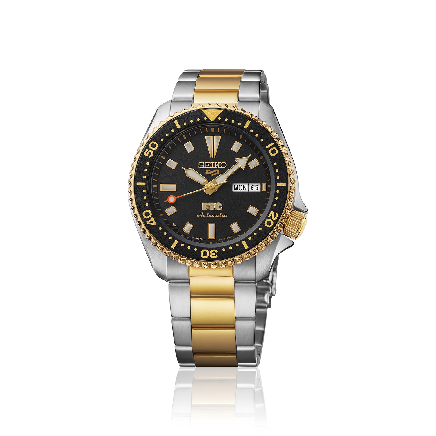 sskKOBE5PROTROブラックメタリックゴールドYearofthe Seiko 5 Sports introduces a limited-edition collaboration with FTC