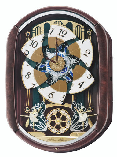 Melodies In Motion Clock QXM297BRH – Seiko USA