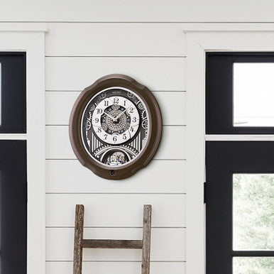 Pendulum Melodies Clock QXM609NRH – Seiko USA