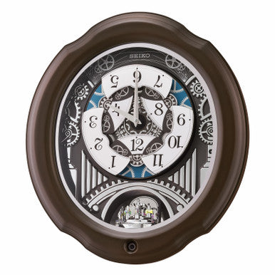 Pendulum Melodies Clock QXM609NRH – Seiko USA