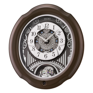 インテリア時計 AICHIKEN CLOCK MAKERS' UNION'S R8SC339 Pendulum Melodies Clock QXM609NRH – Seiko USA