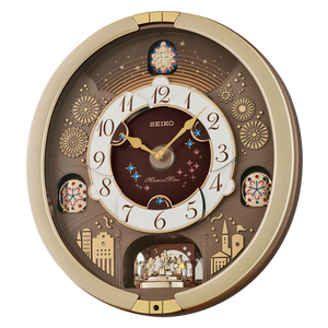 SEIKO vintage wooden 時計 ミッドセンチュリー モダン SEIKOquartz セイコークオーツ 壁掛け時計 モダンゴールド 木製 ミッド