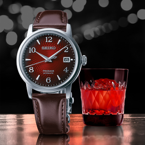 Seiko cocktail time sales red