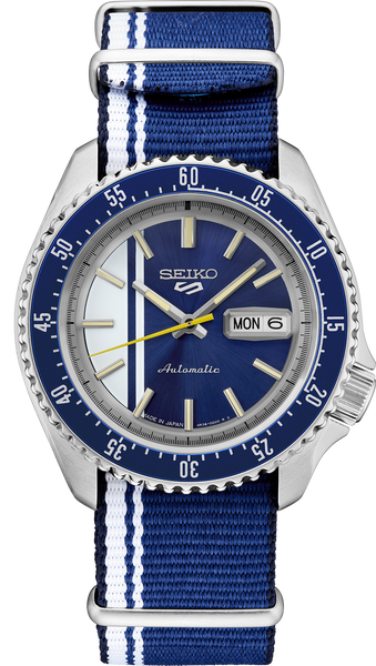 Seiko watch top orange face