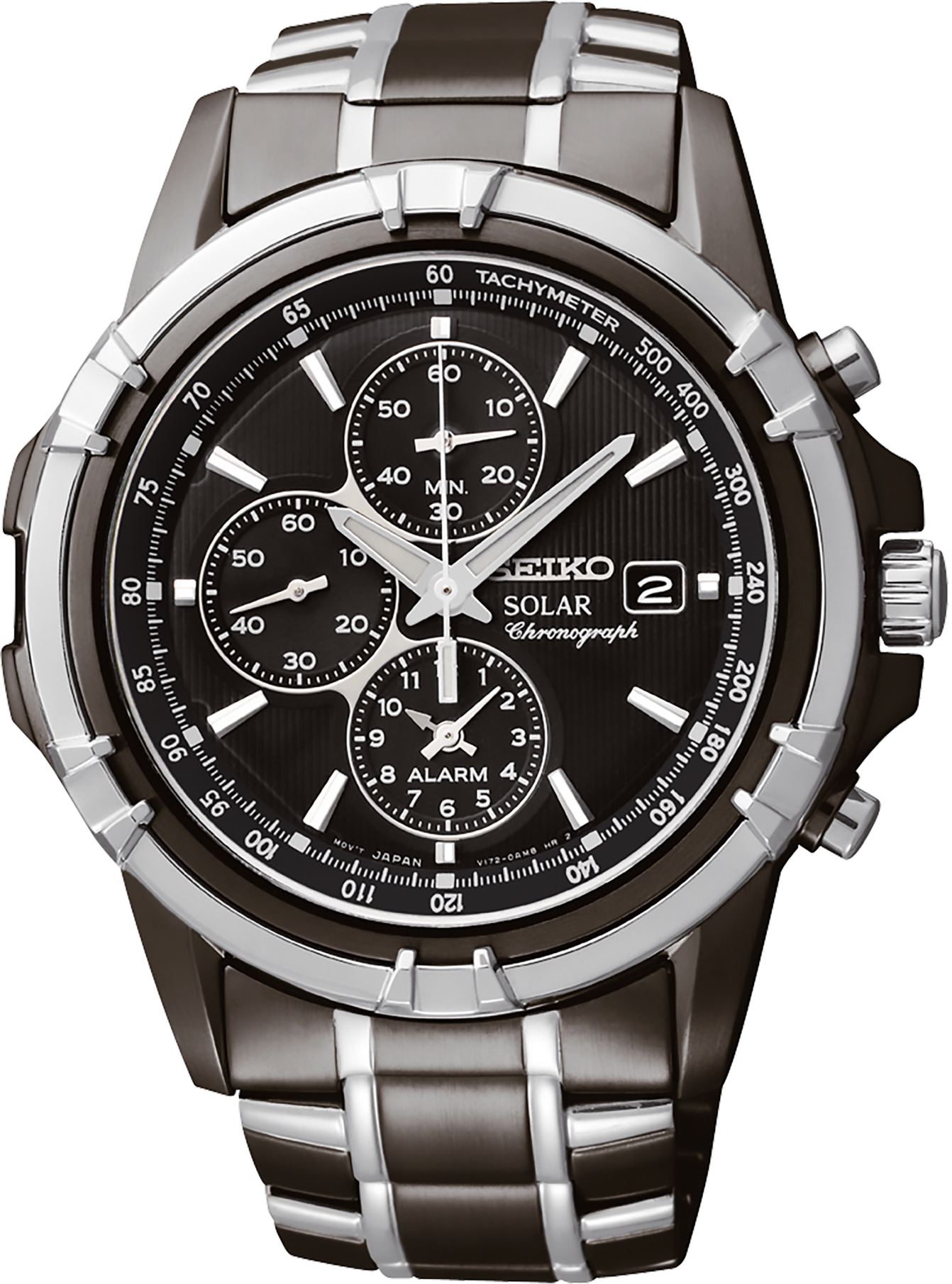OZOZSEIKO SOLAR CHRONOGRAPH ブラック SSC143 – Seiko USA