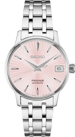 Pink top seiko watch