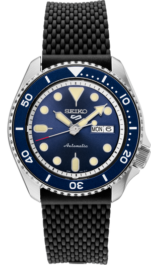 Seiko 5 series 5 good bar blue dial Men’s wristwatch