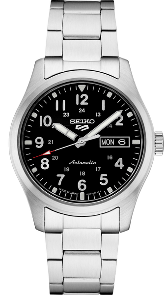 Seiko military watch 2024 black