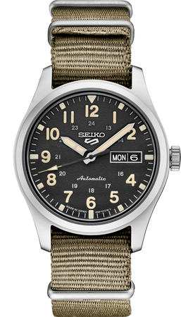 Seiko 5 automatic military watch sales