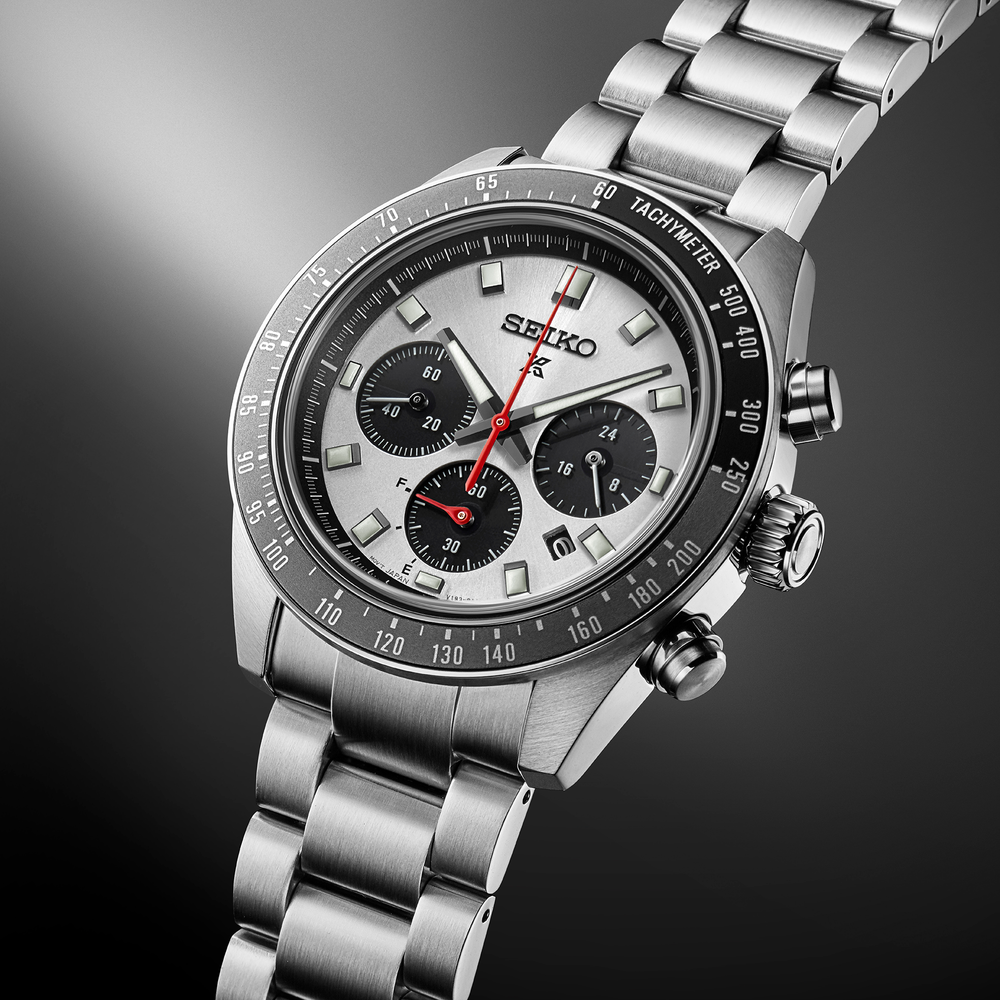 時計 SEIKO TACHYMETER SEIKO Alarm Chronograph Tachymeter Two-Tone Men's Watch SDWB90